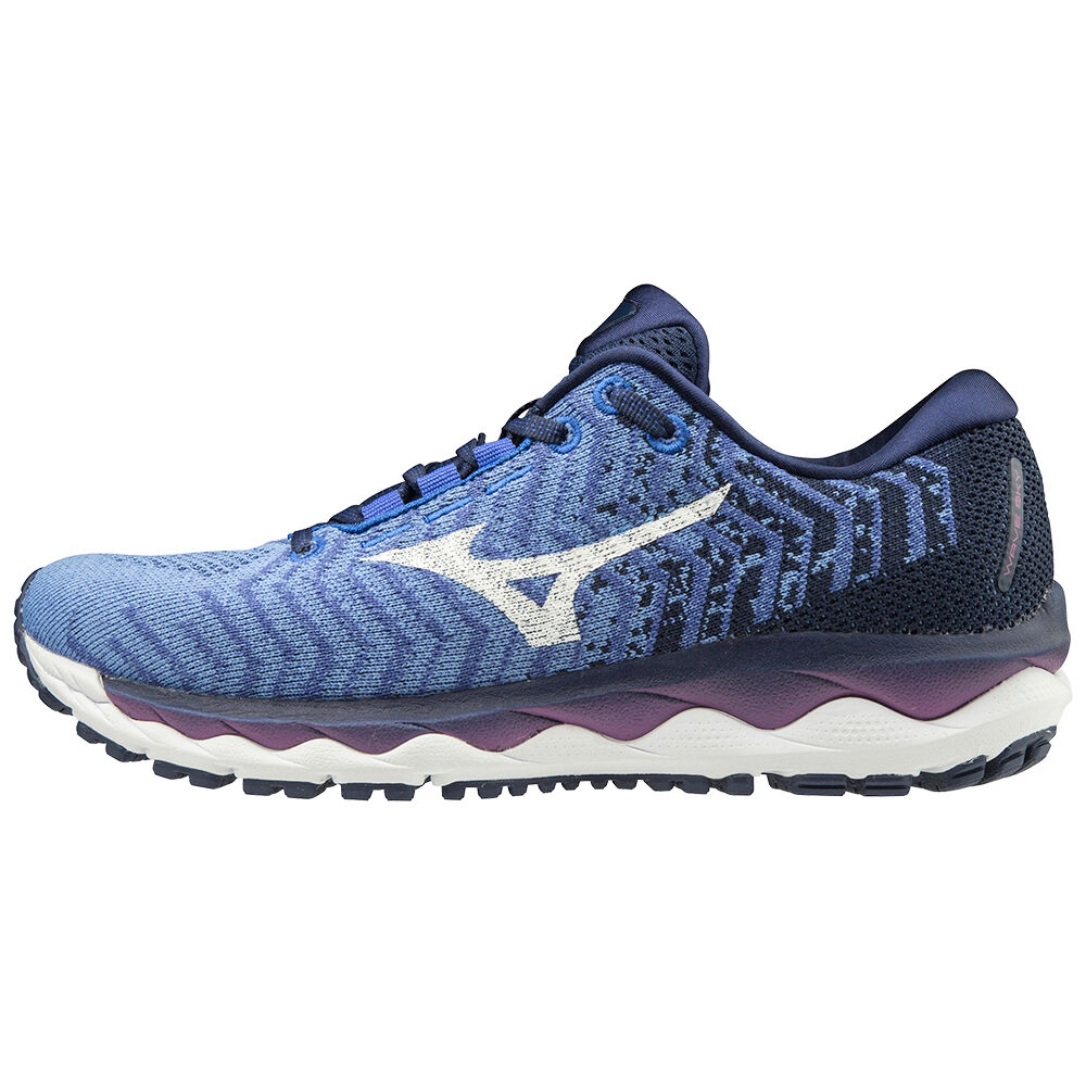 Scarpe Running Mizuno WAVE SKY WAVEKNIT 3 Donna - Blu/Viola - 32076-LCUE